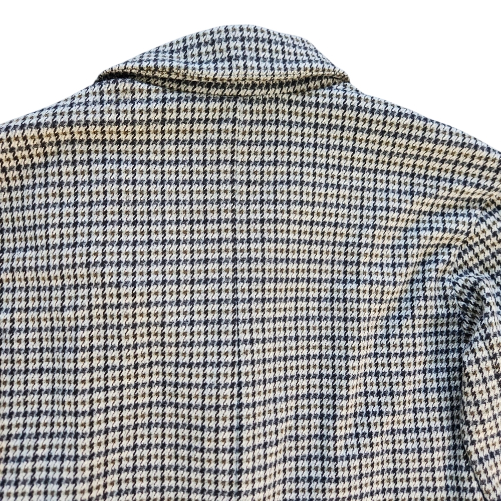 Madewell Oversized Knit Blazer In Houndstooth Womens Size XS Button Up Jacket - Picture 9 of 14